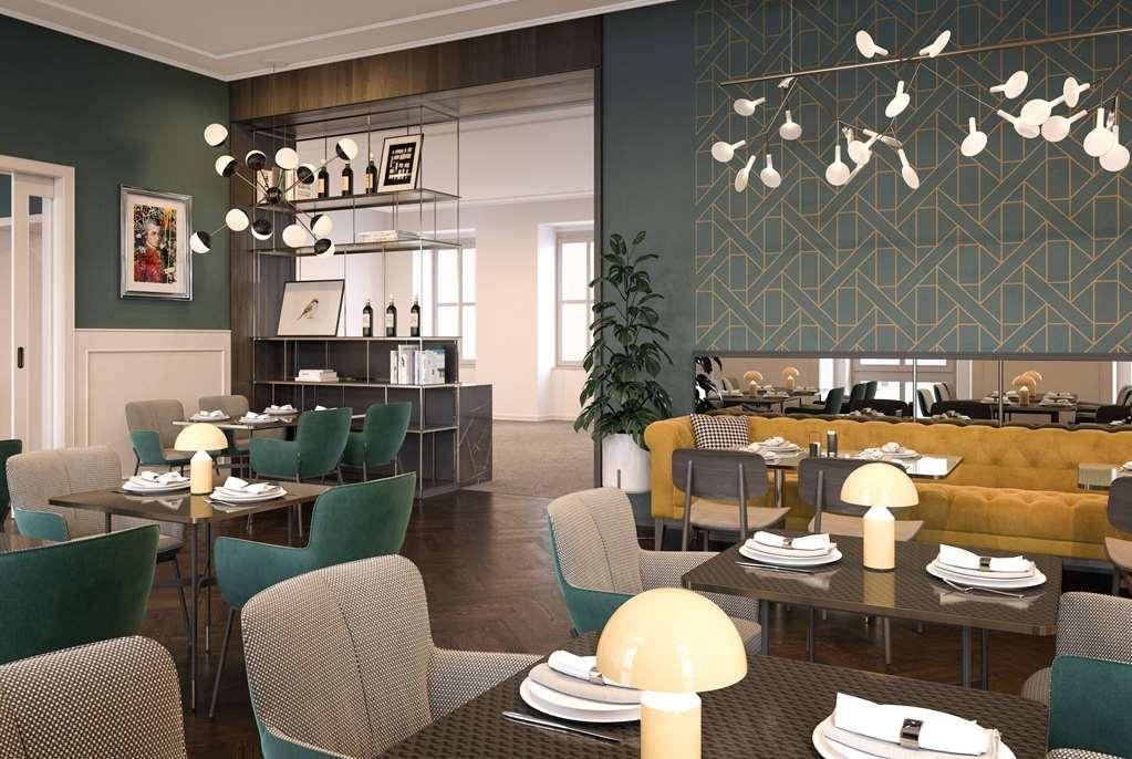 Hyperion Hotel ซาลซ์บูร์ก ร้านอาหาร รูปภาพ Interior design of a restaurant
